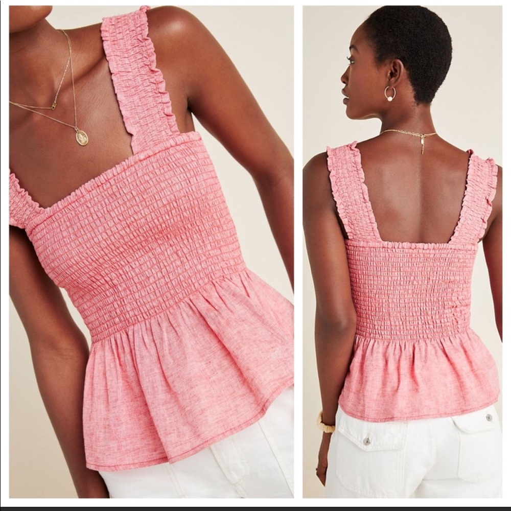 NWT Anthropologie Peplum Top - Picture 1 of 3
